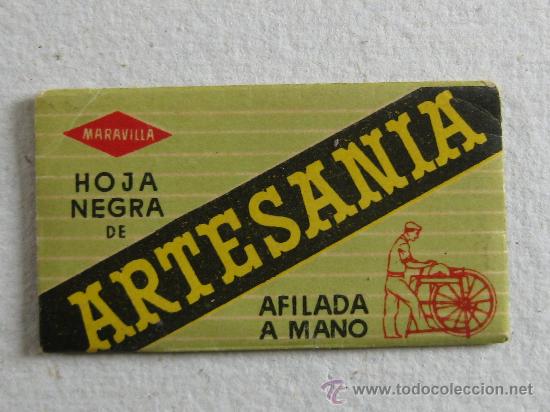Antig&uuml;edades: CUCHILLA HOJA DE AFEITAR ARTESANIA - Foto 1