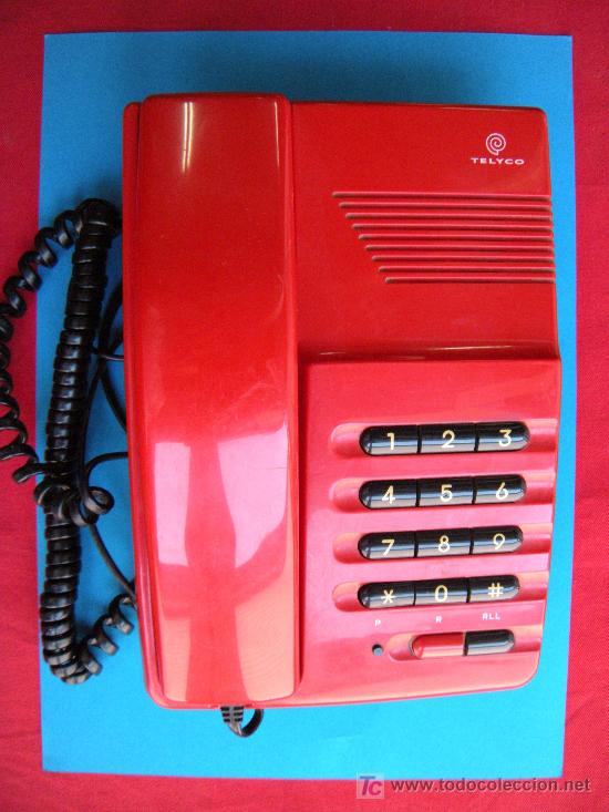 Tel&eacute;fonos: TEL&Eacute;FONO TELYCO DIGITAL ROJO - Foto 1
