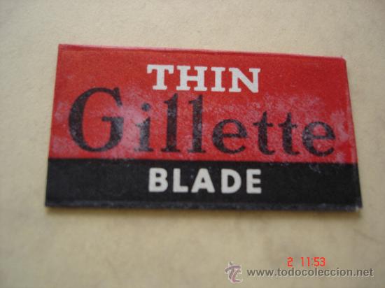 Antig&uuml;edades: THIN GILLETTE BLADE - Foto 1