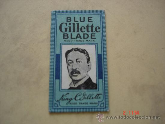 Antig&uuml;edades: BLUE GILLETE BLADE - Foto 1