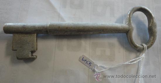 Antig&uuml;edades: Llave de 14 cm aproximadamente, aluminio - Foto 1