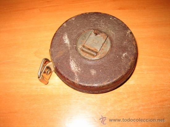 Antig&uuml;edades: ANTIGUA CINTA METRICA 5M - Foto 1