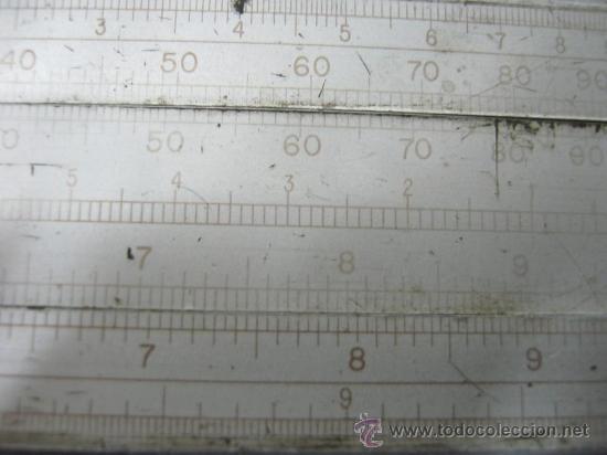Antig&uuml;edades: REGLA DE CALCULO UNIVERSAL DAMIEN EN ALUMINIO - Foto 4