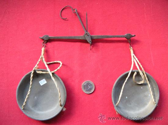 Antig&uuml;edades: ANTIGUA BALANZA PEQUE&Ntilde;A S. XIX - Foto 3