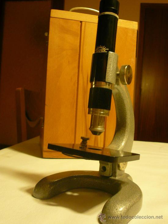Antig&uuml;edades: MICROSCOPIO MARCA KAVEX DE 80 X 300 AUMENTOS - Foto 2
