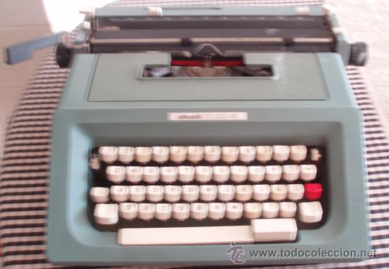 Antig&uuml;edades: maquina escribir hispano olivetti studio 46 - Foto 1