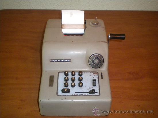 Antig&uuml;edades: Calculadora de palanca Hispano-Olivetti - Foto 1