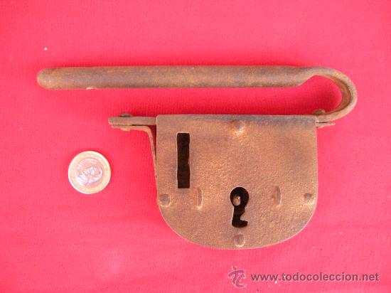 Antig&uuml;edades: ANTIGUO CANDADO PASADOR - Foto 3