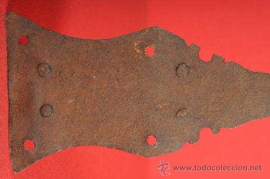 Antig&uuml;edades: Pasador de hierro forjado, S.XIX - Foto 4