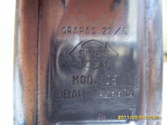 Antig&uuml;edades: GRAPADORA SIMES - Foto 5