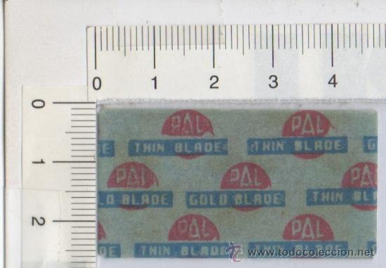 Antig&uuml;edades: CUCHILLA DE AFEITAR PAL THIN GOLD BLADE HOJA - Foto 1