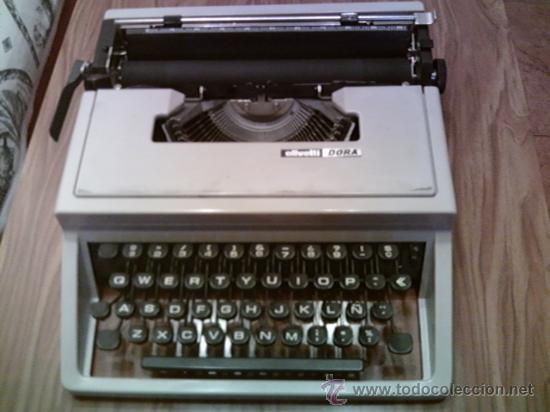 maquina de escribir olivetti dora - Compra venta en todocoleccion