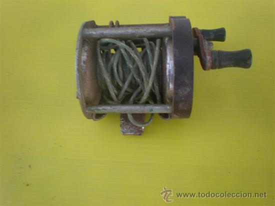 Antig&uuml;edades: carrete de pesca antiguo - Foto 1