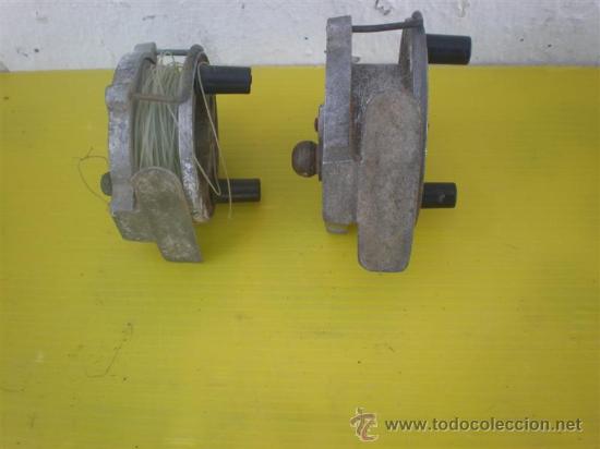 Antig&uuml;edades: pareja de carretes antiguos - Foto 3