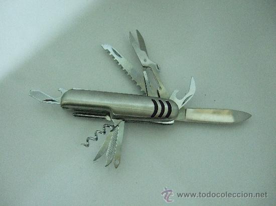 Antig&uuml;edades: NAVAJA MULTIUSOS - 10 UTILIDADES - 9cm - Foto 1