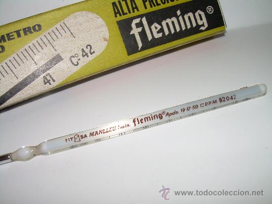 Antig&uuml;edades: TERMOMETRO FLEMING CON SU CAJA ORIGINAL....A&Ntilde;OS 40 - Foto 2