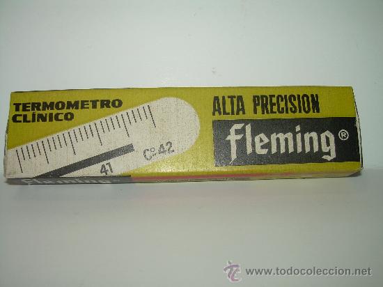 Antig&uuml;edades: TERMOMETRO FLEMING CON SU CAJA ORIGINAL....A&Ntilde;OS 40 - Foto 8