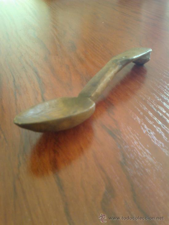 Antig&uuml;edades: CUCHARAS DE MADERA - Foto 4
