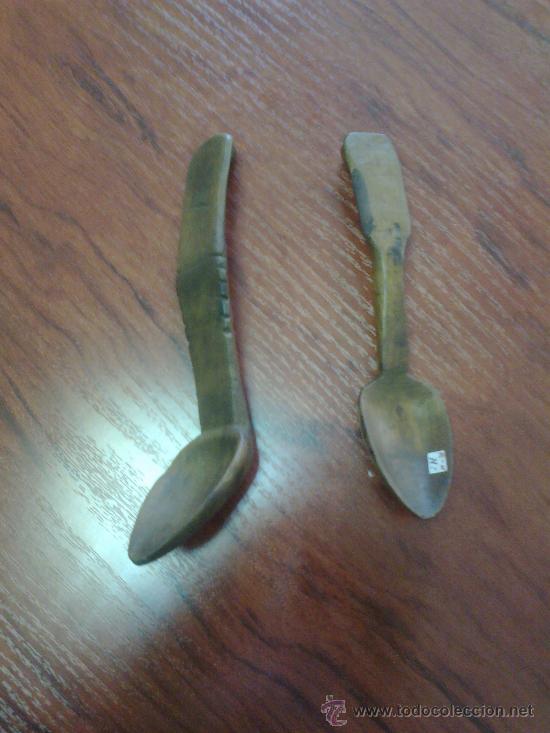 Antig&uuml;edades: CUCHARAS DE MADERA - Foto 7