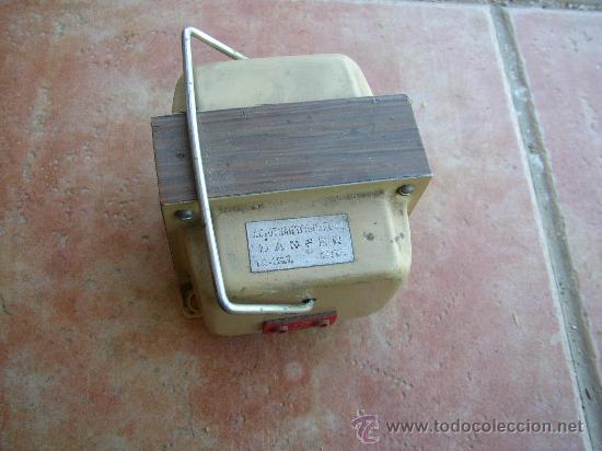 Antig&uuml;edades: TRANSFORMADOR DE CORRIENTE DE 220 A 125V. DANFER - Foto 1