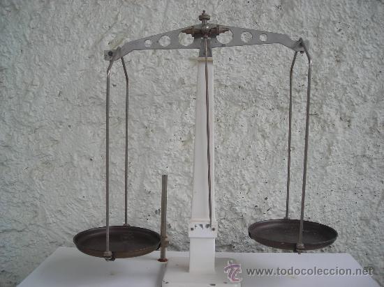 Antig&uuml;edades: BASCULA COMPA&Ntilde;IA ESPA&Ntilde;OLA DE APARATOS CIENTIFICOS - Foto 2