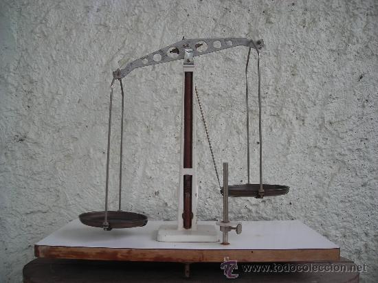 Antig&uuml;edades: BASCULA COMPA&Ntilde;IA ESPA&Ntilde;OLA DE APARATOS CIENTIFICOS - Foto 3