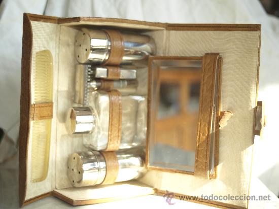 Antig&uuml;edades: NECESER DE AFEITADO, COMPLETO Y BIEN CONSERVADO - Foto 1