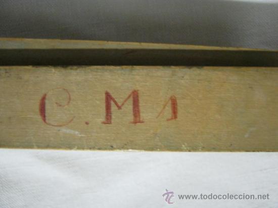 Antig&uuml;edades: ANTIGUO COMPAS DE TIZA PARA PIZARRA - Foto 2