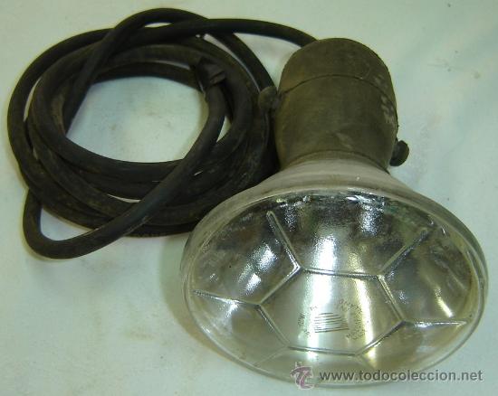 Antig&uuml;edades: FOCO SUMERGIBLE ANTIGUO CON CABLE-MARCA PHILIPS - Foto 1