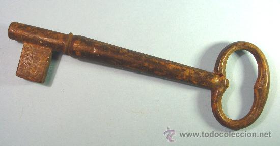 Antig&uuml;edades: ANTIGUA LLAVE EN HIERRO FORJADO. - Foto 1