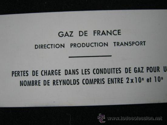 Antig&uuml;edades: REGLA DE CALCULO GRAPHOPLEX PARA TRANSPORTE DE GAS - Foto 3