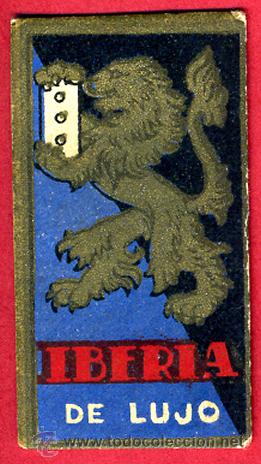 Antig&uuml;edades: IBERIA DE LUJO ,  HOJA DE AFEITAR, CON LA HOJA O CUCHILLA , ORIGINAL , A - Foto 1