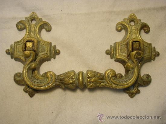 Antig&uuml;edades: TIRADOR DE BRONCE DE FINALES DEL XIX - Foto 4