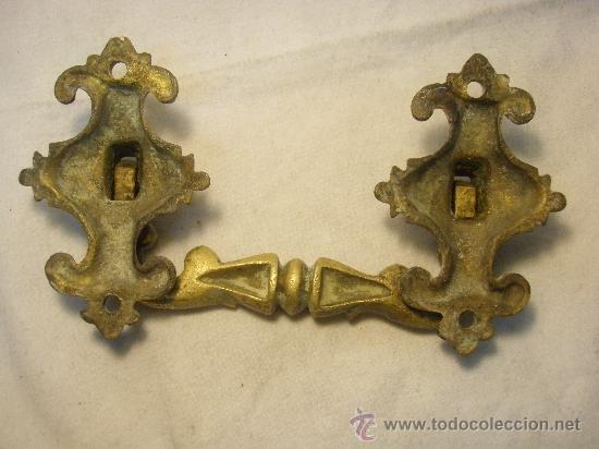 Antig&uuml;edades: TIRADOR DE BRONCE DE FINALES DEL XIX - Foto 5