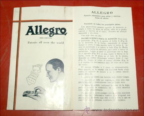 Antig&uuml;edades: MAQUINA DE AFILAR CUCHILLAS ALEGRO - Foto 4