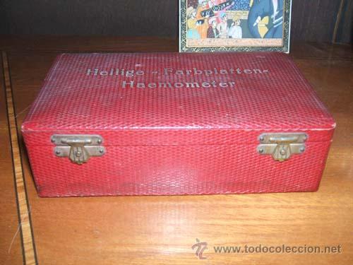 Antig&uuml;edades: Antiguo hemometro Hellige- Farbplatten. - Foto 4