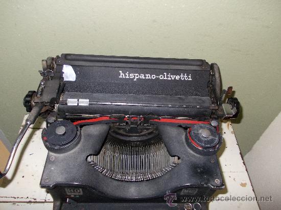 Antig&uuml;edades: maquina de escribir hispano olivetti - Foto 3