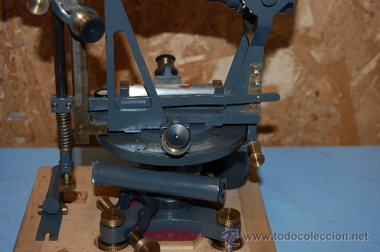 Antig&uuml;edades: TAQUIMETRO EN METAL CON CAJA DE ROBLE - Foto 11