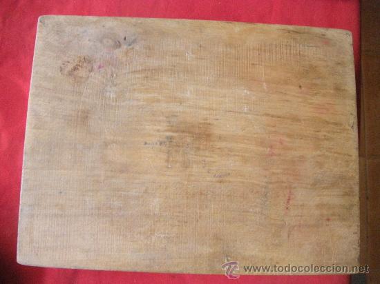 Antig&uuml;edades: CAJA MADERA ANTIGUO NECESER PINTADO - Foto 3