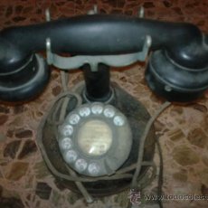 Teléfonos: PRECIOSO TELEFONO ANTIGUO, MODELO FRANCÉS. PROPIETET DE LE ETAT. 23 X 23 CM. .. Lote 28149853