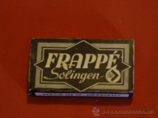 Antig&uuml;edades: CAJA HOJAS DE AFEITAR FRAPP&Eacute; - Foto 3
