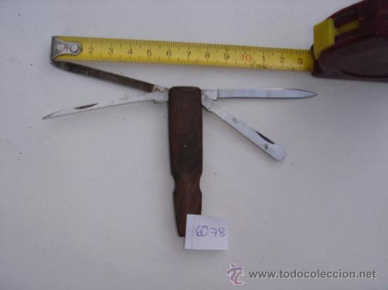 Antig&uuml;edades: Navaja de madera. - Foto 1