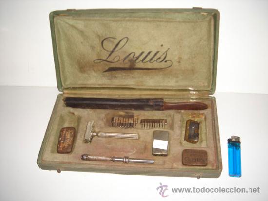 Antig&uuml;edades: Estuche de afeitar Louis (Francia) - Foto 5