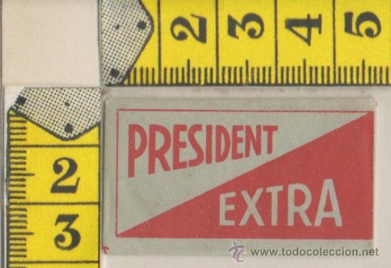 Antig&uuml;edades: CUCHILLA DE AFEITAR PRESIDENT EXTRA HOJA - Foto 1