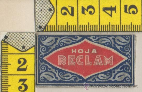 Antig&uuml;edades: CUCHILLA DE AFEITAR RECLAM HOJA - Foto 1