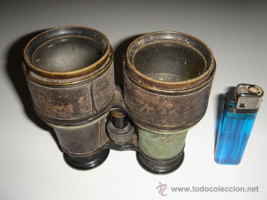 Antig&uuml;edades: Prism&aacute;ticos antiguos de piel. - Foto 2