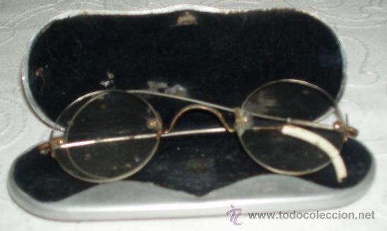 Antig&uuml;edades: gafas antiguas con funda original - Foto 1