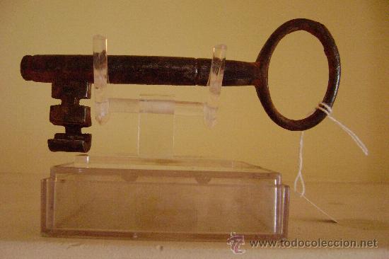 Antig&uuml;edades: LLAVE DE FORJA SIGLO XVIII.LL-021 - Foto 1