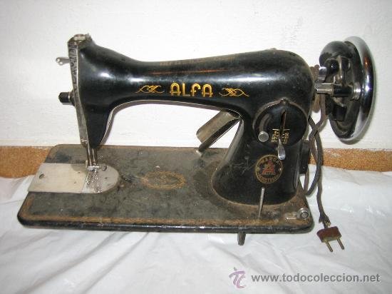 enchufe de repuesto del pedal de la máquina de - Buy Antique sewing  machines Alfa on todocoleccion
