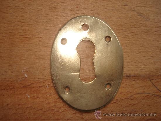 Antig&uuml;edades: bocallave bronce dorado grande - Foto 1